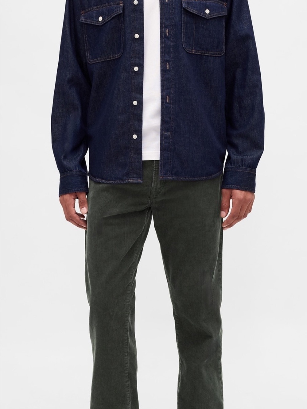 Dark green  Corduroy Pants